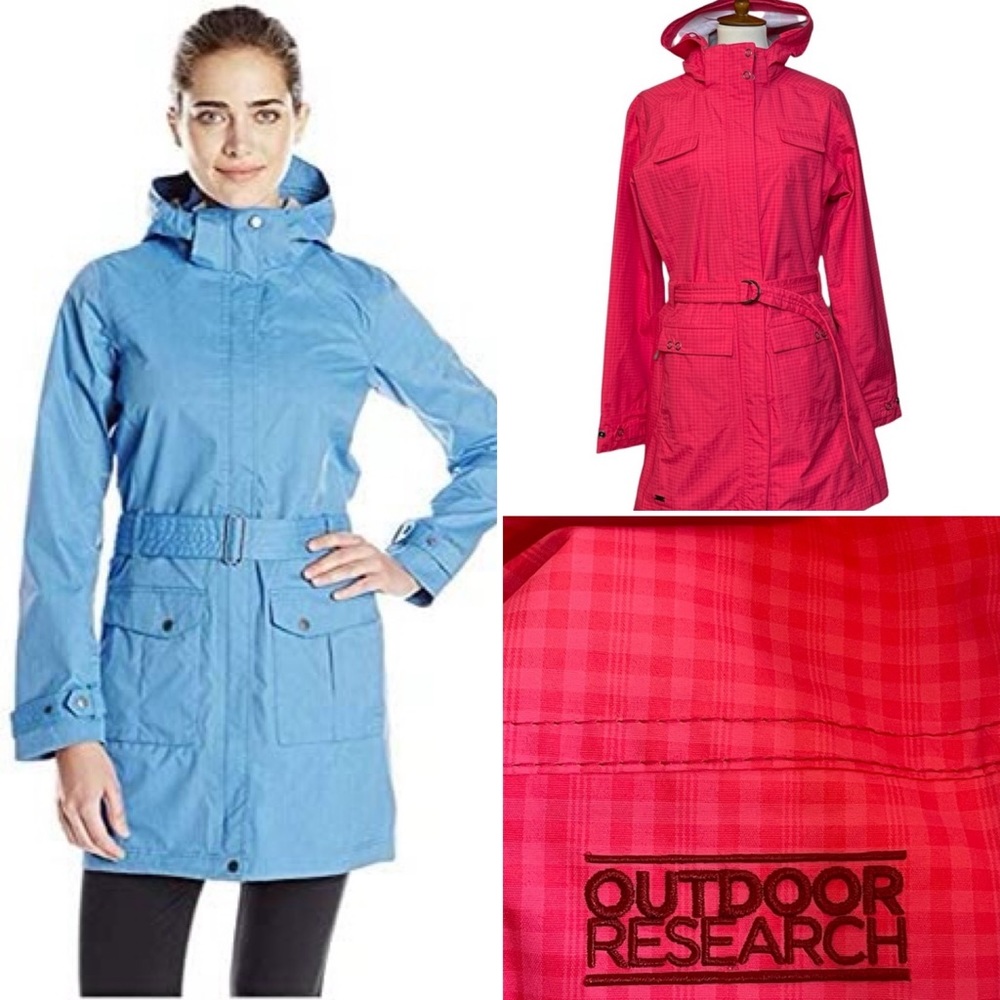 Outdoor Research Pink Plaid Envy Trench